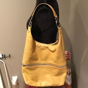Large Yellow Hobo international handbag!